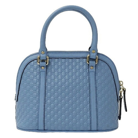 GUCCI Blue Leather Shoulder Bag - Picture 3 of 14